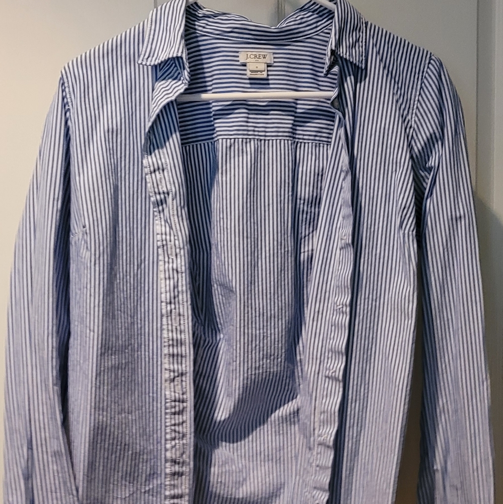 J crew button up top